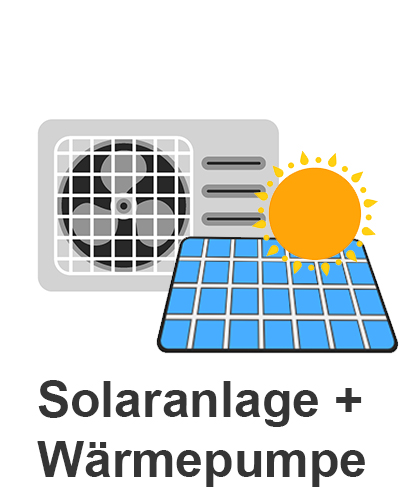 Solaranlage + Wärmepumpe